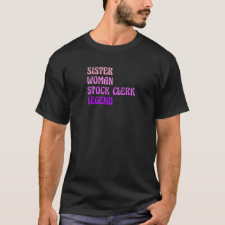 Camiseta Mujer hermana empleada de bolsa legó boo financier