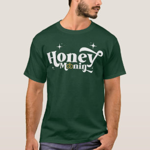 Camiseta Mujer Honeymoonin Honey Moonin Bride Groom