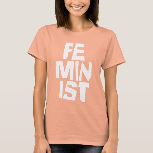 Camiseta Mujer igual imitación del chica femenino feminista (Anverso)