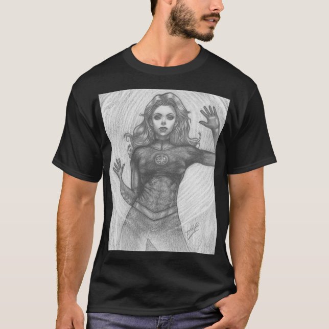 Camiseta Mujer Invisible ~ Susan Storm (Anverso)