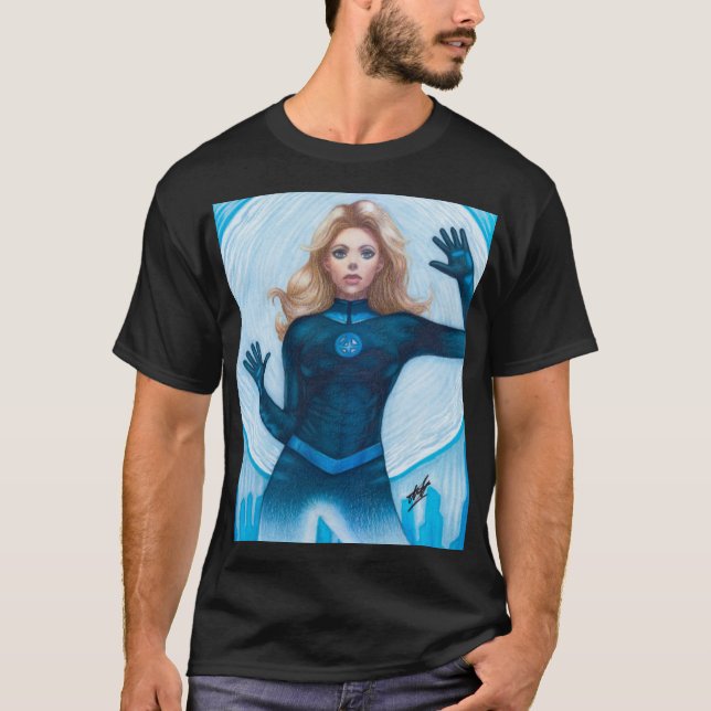 Camiseta Mujer Invisible ~ Susan Storm (Anverso)