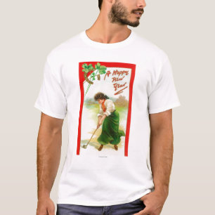 Camiseta Mujer irlandesa alrededor para golpear la pelota