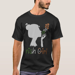 Camiseta Mujer irlandesa Shamrock Lucky Green Clover St Pat