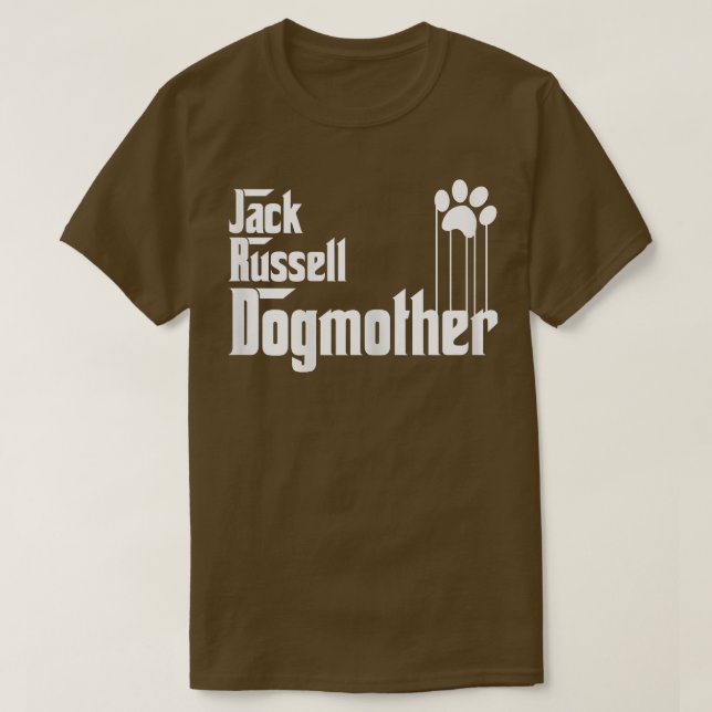 Camiseta Mujer Jack Russell Dog Mom, Jack Russell Dog Moth (Diseño del anverso)