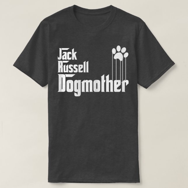 Camiseta Mujer Jack Russell Dog Mom, Jack Russell Dog Moth (Diseño del anverso)