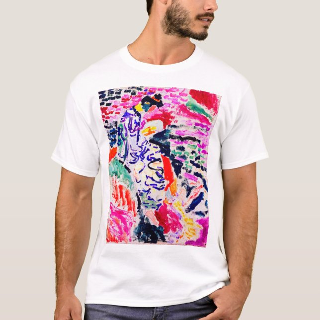 Camiseta Mujer japonesa al lado del agua, Matisse (Anverso)