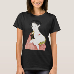 Camiseta Mujer japonesa bella pintura geisha japonesa