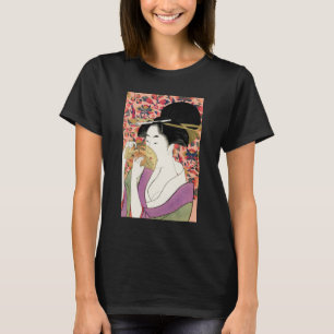 CAMISETA MUJER JAPONESA CON COMB