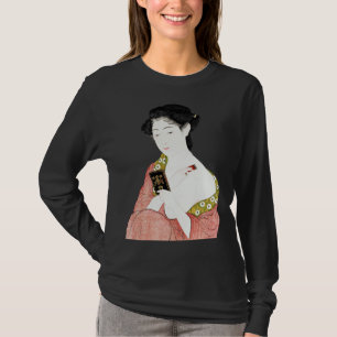 Camiseta Mujer Japonesa Geisha Hermosa Pintura Japonesa