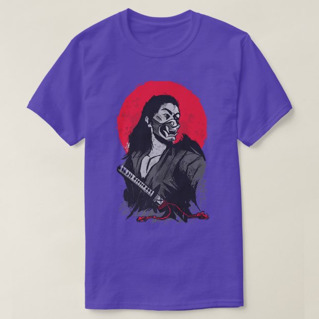 Camiseta Mujer japonesa guerrera samurai Onna Musha  (Diseño del anverso)