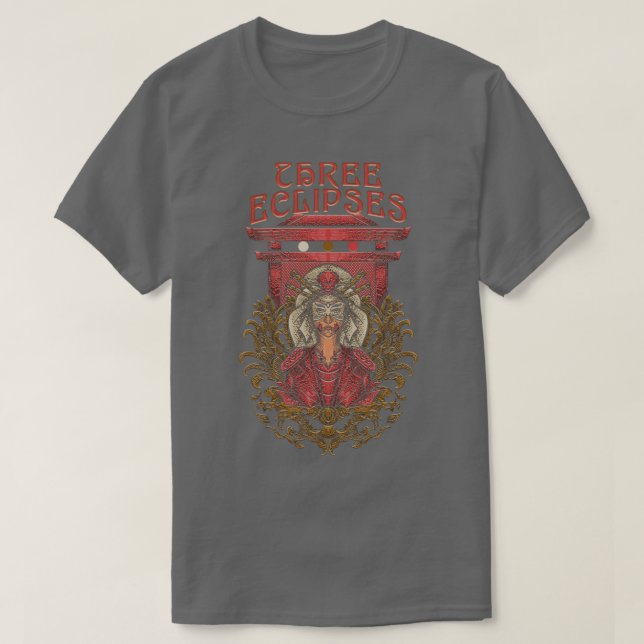 Camiseta Mujer japonesa guerrera samurai Torii Gate Onnabug (Diseño del anverso)