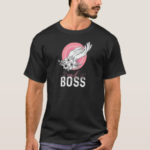 Camiseta Mujer: Jefe De Armamento Nail Tech Artista Para Mu