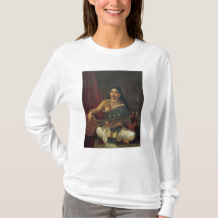 Camiseta Mujer joven con un Veena