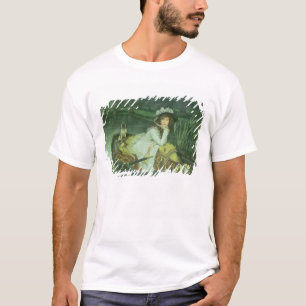 Camiseta Mujer joven de James Tissot el en un barco, o