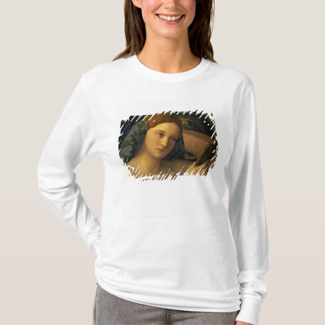 Camiseta Mujer joven en su retrete (Anverso)