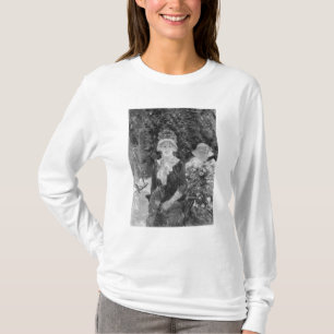 Camiseta Mujer joven en un jardín, 1883