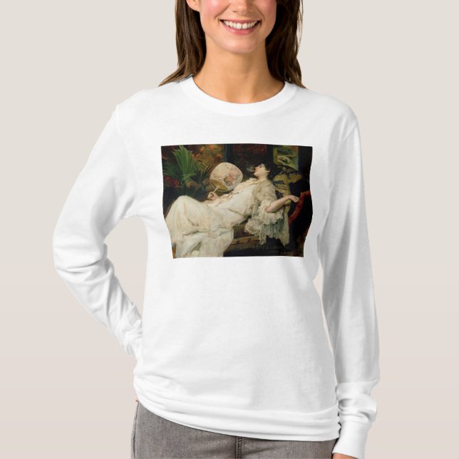 Camiseta Mujer joven que fuma, 1894 (Anverso)