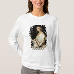 Camiseta Mujer joven que juega un espicanardo de DA de