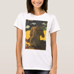 Camiseta Mujer junto al mar de Paul Gauguin, Arte fino vint