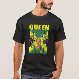 Camiseta Mujer Ki Bandera Jamaiquina Reina de disfraces de 