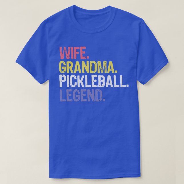 Camiseta Mujer: Legilla De Pickleball Mujer Mujer Mujer Jug (Diseño del anverso)