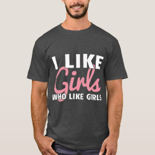 Camiseta Mujer Lesbiana Butch Gay Me Gusta El Chica
