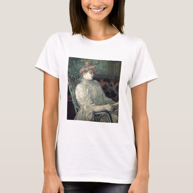 Camiseta Mujer leyendo (Anverso)