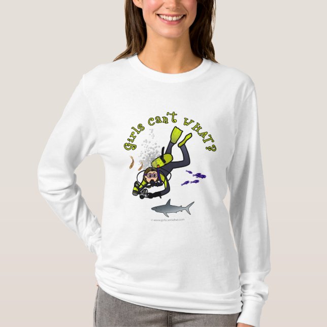 Camiseta Mujer ligera buzo (Anverso)