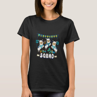 Camiseta Mujer Llamakkah Squad Funny Hanukkah Llama Appare