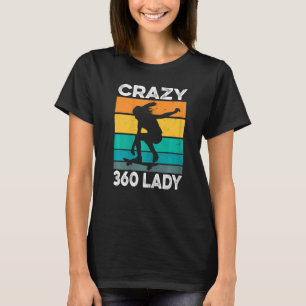 Camiseta Mujer Loca 360 Lady Cita Para Una Dama De Esquí