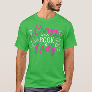 Camiseta Mujer loca dama de libros