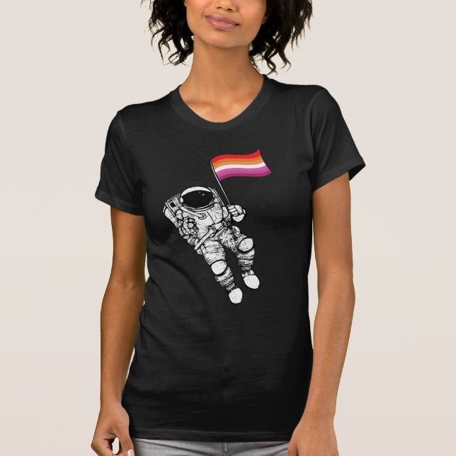 CAMISETA MUJER LUNA LESBIANA (Anverso)