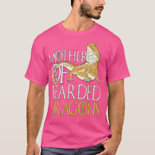 Camiseta Mujer madre de dragones con barba Reptile mamá