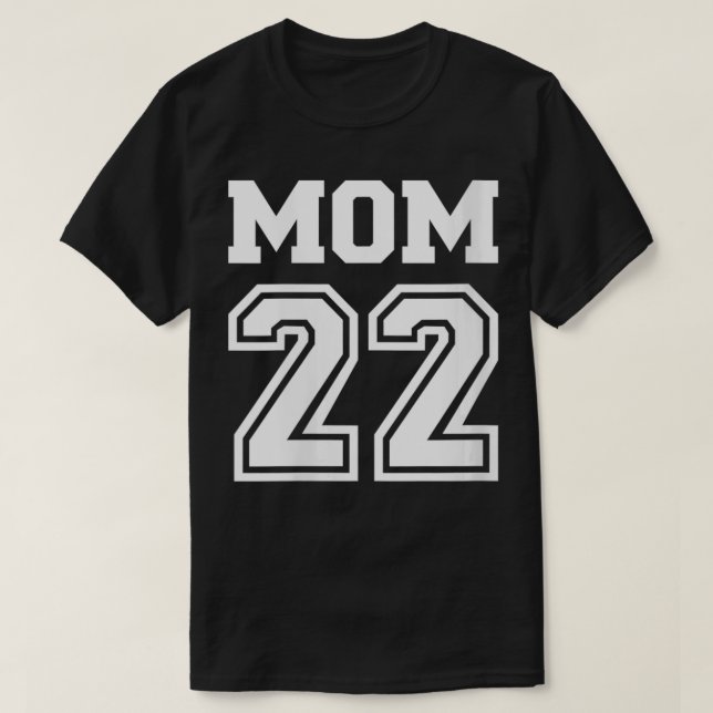 Camiseta Mujer Mamá 2022 para invitación de embarazo VNeck (Diseño del anverso)