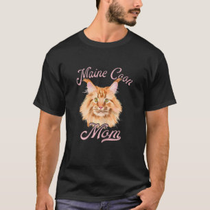 Camiseta Mujer Mamá de Main Coon Dueña de Main Coon Gato