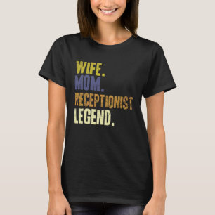 Camiseta Mujer Mamá recepcionista madre madre 1