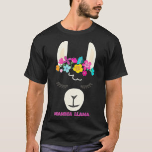 Camiseta Mujer MAMMA LLAMA Nombre Regalo Por Valentina Su M