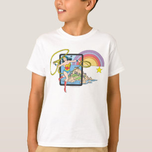 Camiseta Mujer maravilla arcoiris