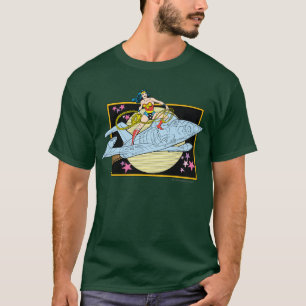 Camiseta Mujer maravilla con Jet