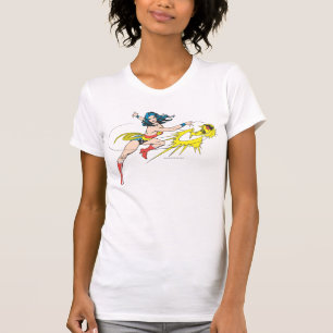 Camiseta Mujer maravilla derriba corona