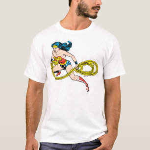Camiseta Mujer Maravilla girando a la izquierda de Lasso