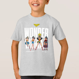 Camiseta Mujer Maravilla Leyendas Gráficas para Siempre