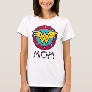 Camiseta Mujer Maravilla   Logo Círculo Personalizado y Est
