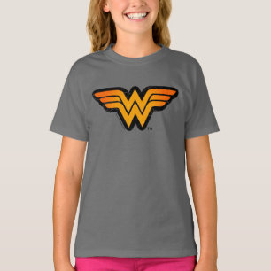 Camiseta Mujer Maravilla  Logotipo De Inspiración Temporal