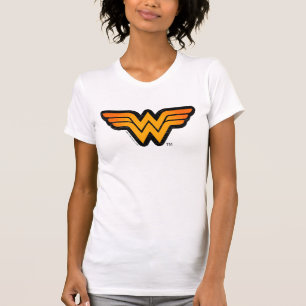 Camiseta Mujer Maravilla  Logotipo De Inspiración Temporal