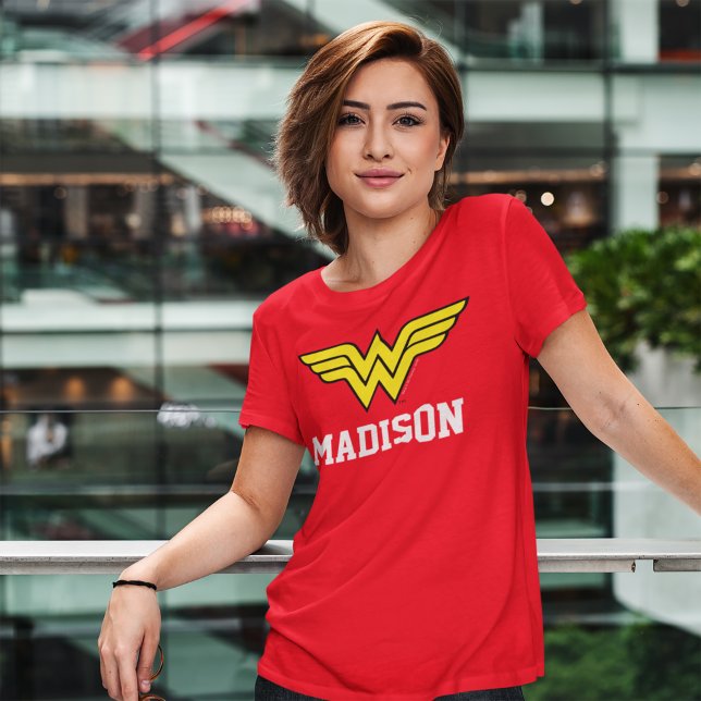 Camiseta Mujer Maravilla | Nombre personalizado (Subido por el creador)