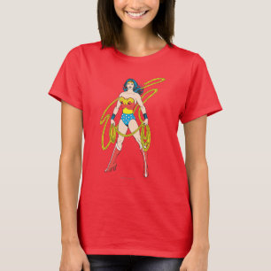Camiseta Mujer Maravilla sostiene Lasso 5
