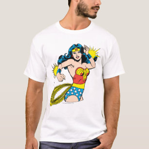Camiseta Mujer maravillada se torna con las esposas brillan