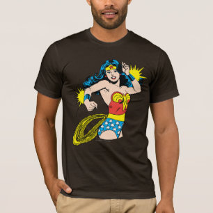 Camiseta Mujer maravillada se torna con las esposas brillan