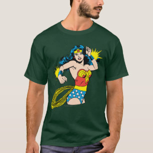 Camiseta Mujer maravillada se torna con las esposas brillan